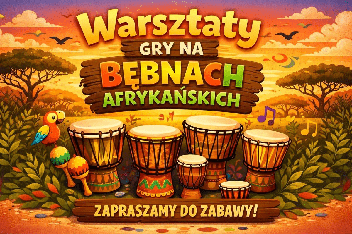 You are currently viewing Warsztaty gry na bębnach afrykańskich 13.04.2026
