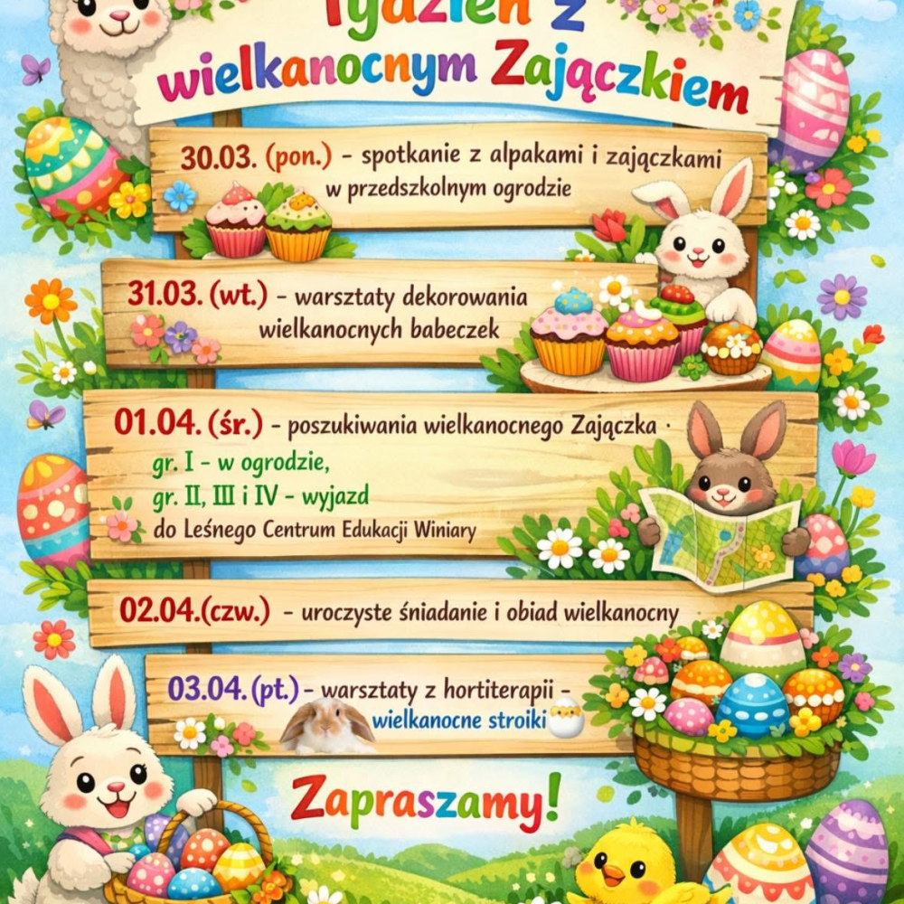 Tydzień z wielkanocnym Zajączkiem